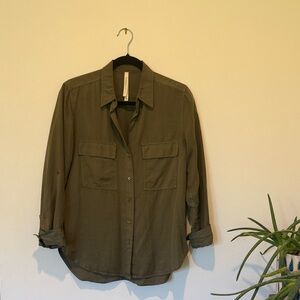 Babaton Khaki Shirt Jacket